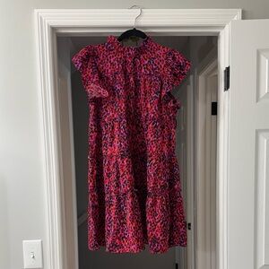 THML Women’s Vibrant Pink and Purple Dress